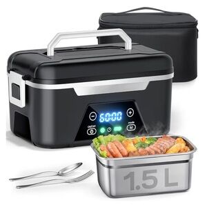 Portable Electric Lunch Box with Digital Display